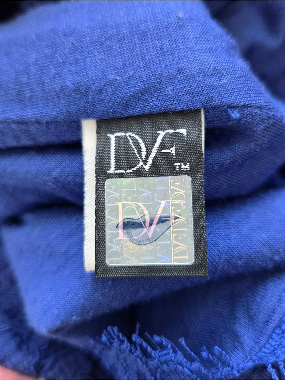 Diane von Furstenberg DVF Zarita Dress Size 10 Cobalt Blue Lace Cocktail Womens - Picture 10 of 11